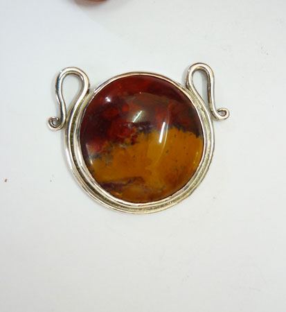 Jasper Silver pendant from Bali - Indonesia