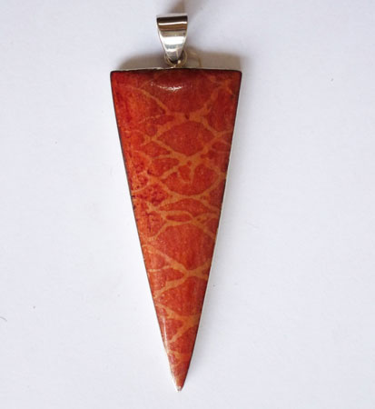 Red Coral Pendant from Indonesia